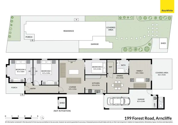 Floorplan of Homely house listing, 199 Forest Road, Arncliffe NSW 2205