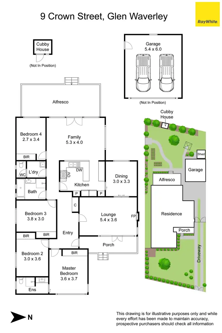 Floorplan of Homely house listing, 9 Crown Street, Glen Waverley VIC 3150