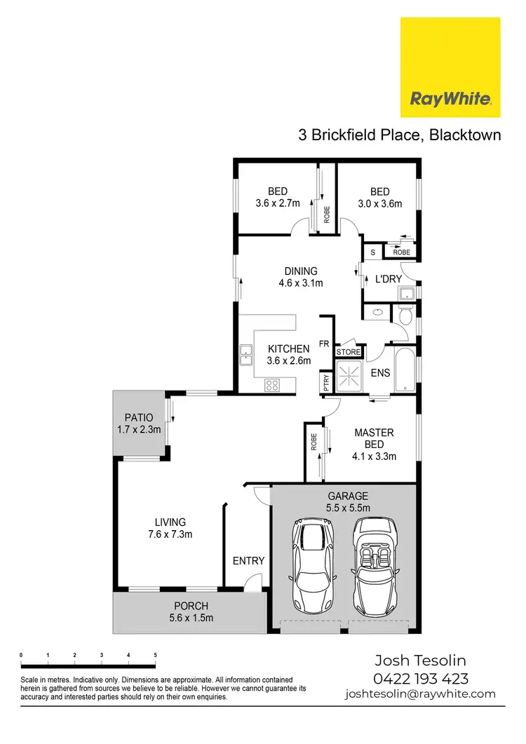 Floorplan of Homely house listing, 3 Brickfield Place, Blacktown NSW 2148