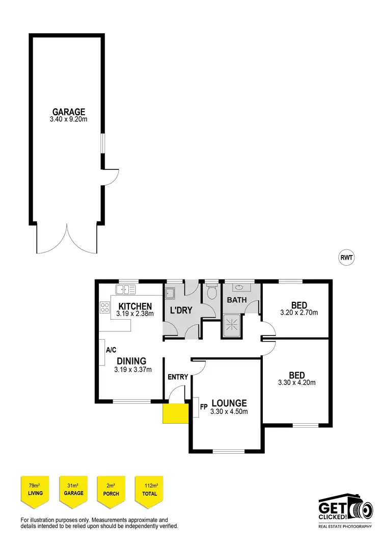 Floorplan of Homely house listing, 104 Wattle Drive, Mccracken SA 5211