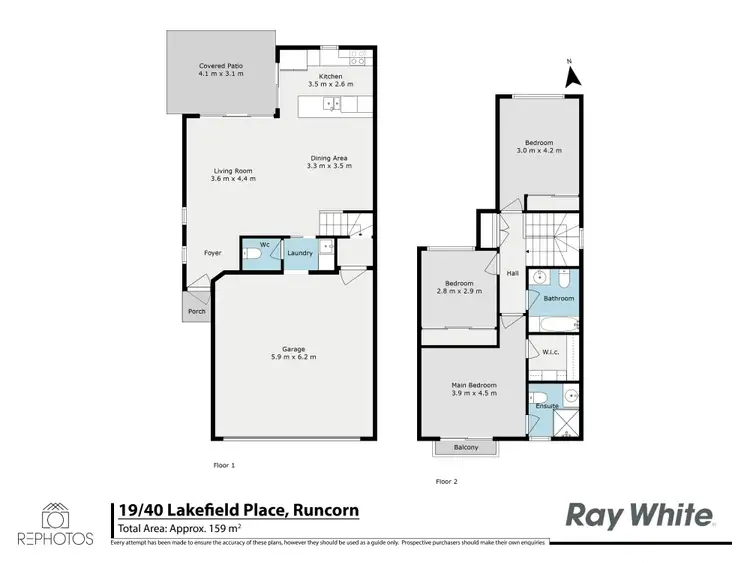 Floorplan of Homely townhouse listing, 19/40 Lakefield Place, Runcorn QLD 4113