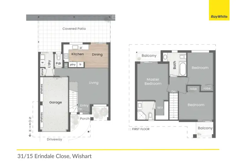 Floorplan of Homely townhouse listing, 31/15 Erindale Close, Wishart QLD 4122