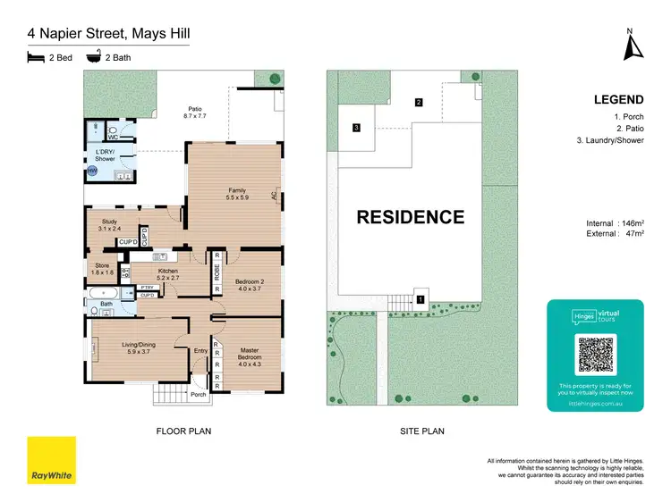 Floorplan of Homely house listing, 4 & 4a Napier Street, Mays Hill NSW 2145