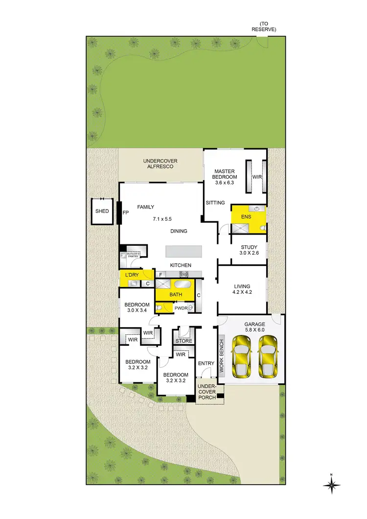 Floorplan of Homely house listing, 24 Boolarong Drive, Belmont VIC 3216