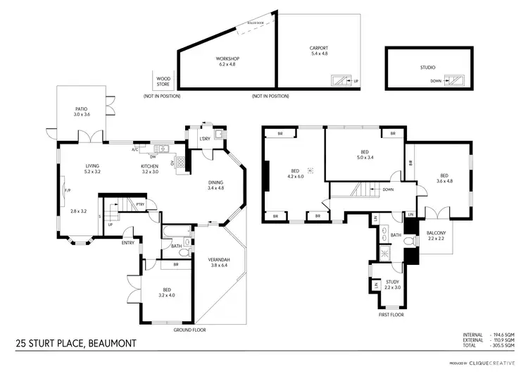 Floorplan of Homely house listing, 25 Sturt Place, Beaumont SA 5066