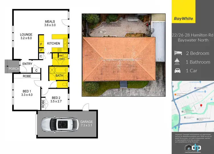 Floorplan of Homely unit listing, 22/26-28 Hamilton Road, Bayswater North VIC 3153