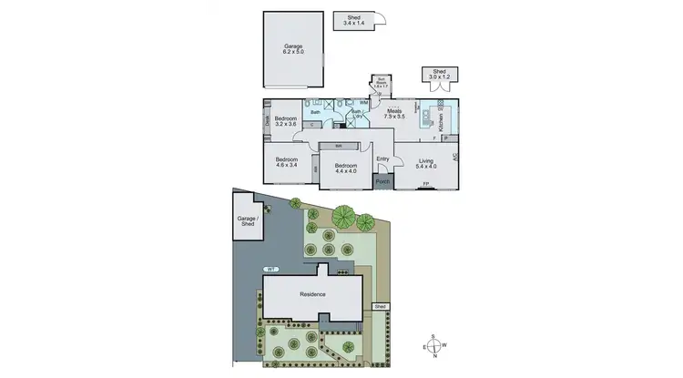 Floorplan of Homely house listing, 14 State Street, Oakleigh East VIC 3166