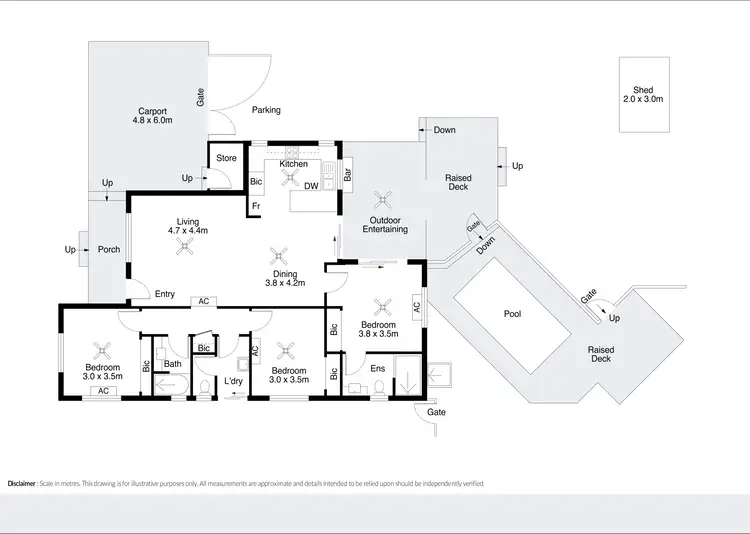 Floorplan of Homely house listing, 17 Foy Way, Bilingurr WA 6725