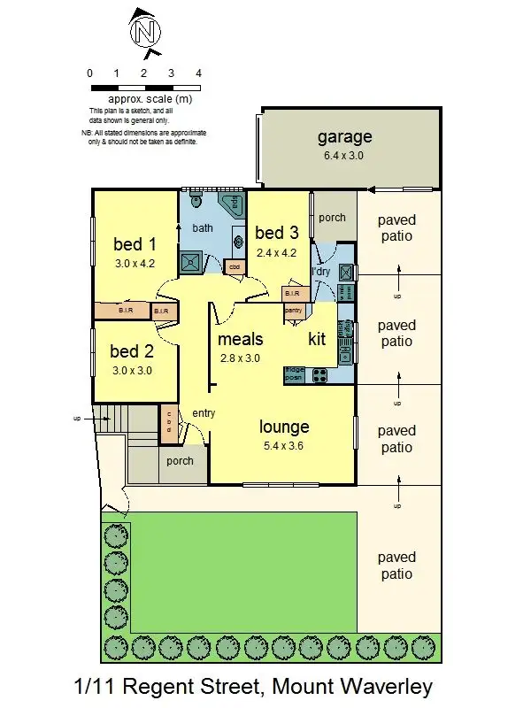 Floorplan of Homely unit listing, 1/11 Regent Street, Mount Waverley VIC 3149