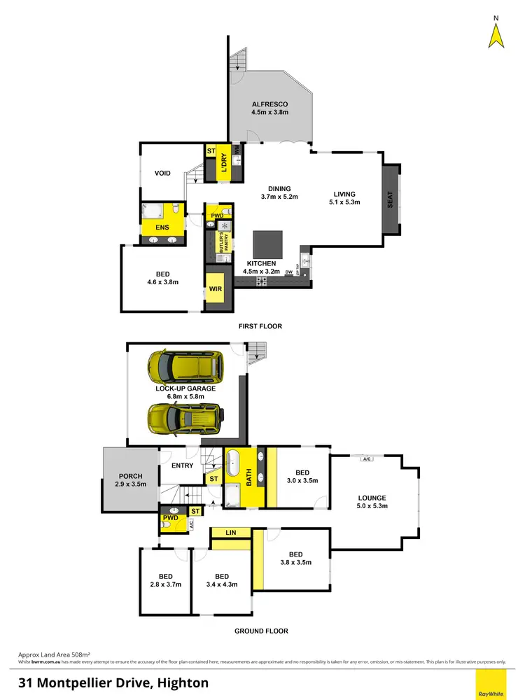 Floorplan of Homely house listing, 31 Montpellier Drive, Highton VIC 3216