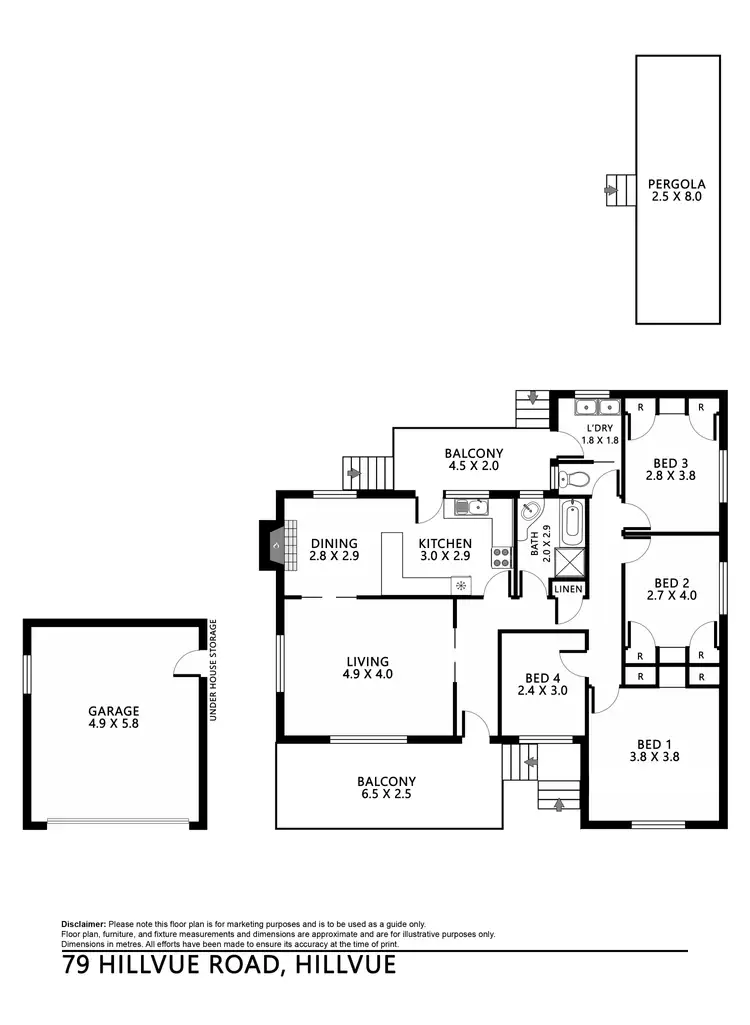 Floorplan of Homely house listing, 79 Hillvue Road, Tamworth NSW 2340