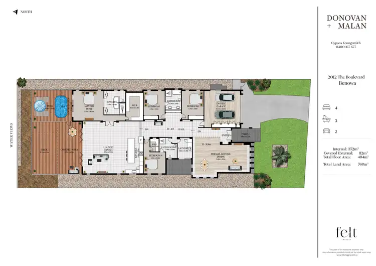 Floorplan of Homely house listing, 2012 The Boulevard, Benowa QLD 4217