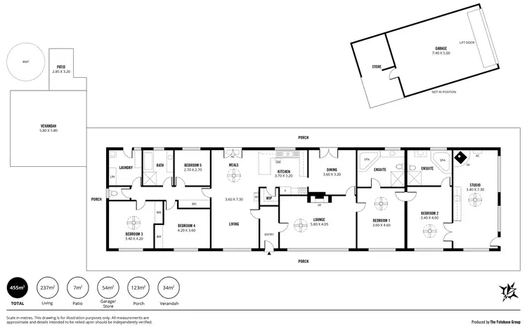 Floorplan of Homely house listing, 4 Cummins Drive, Summertown SA 5141