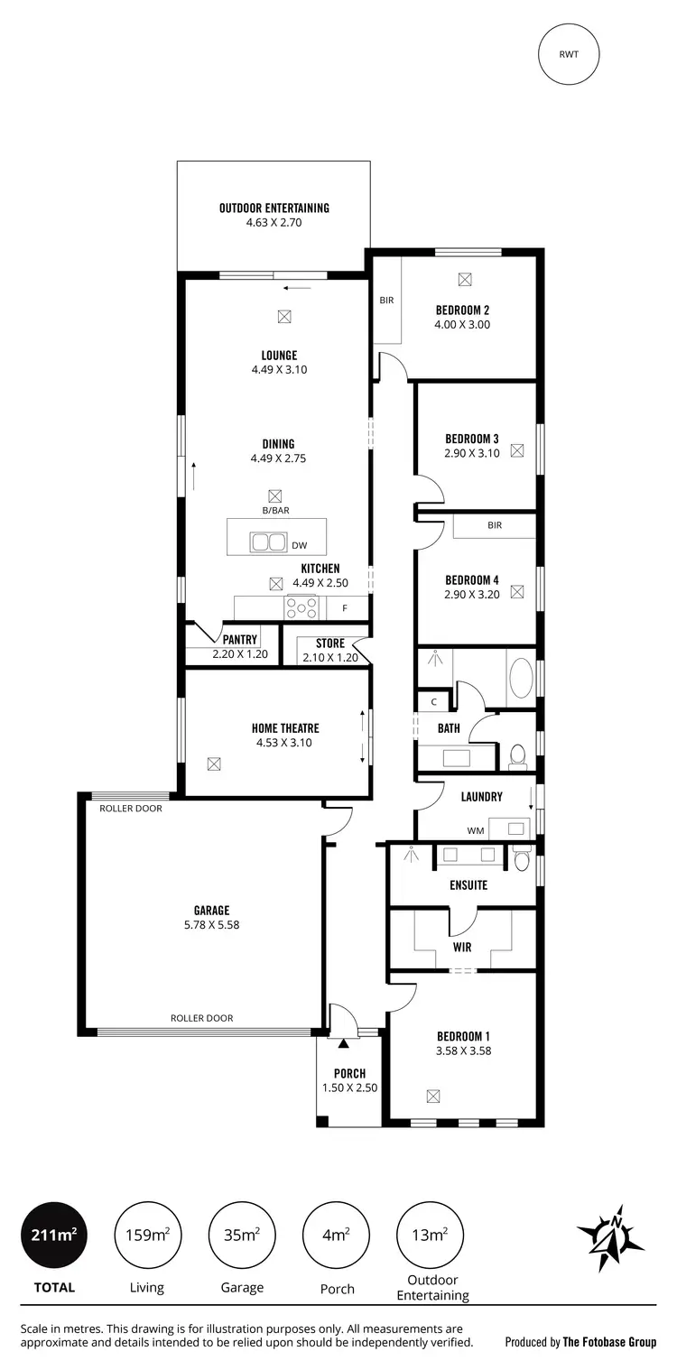 Floorplan of Homely house listing, 11 Hayle Court, Mount Barker SA 5251