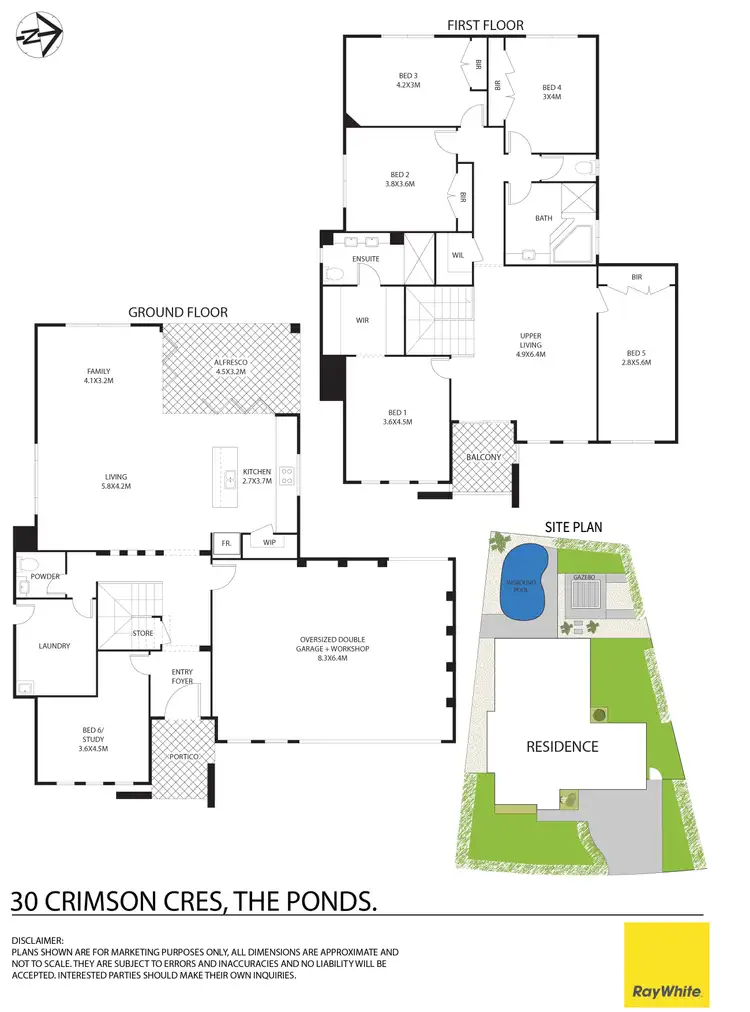Floorplan of Homely house listing, 30 Crimson Crescent, The Ponds NSW 2769