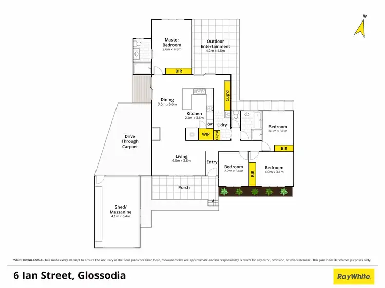 Floorplan of Homely house listing, 6 Ian Street, Glossodia NSW 2756