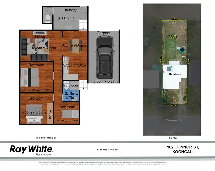 Floorplan of Homely house listing, 102 Connor Street, Koongal QLD 4701