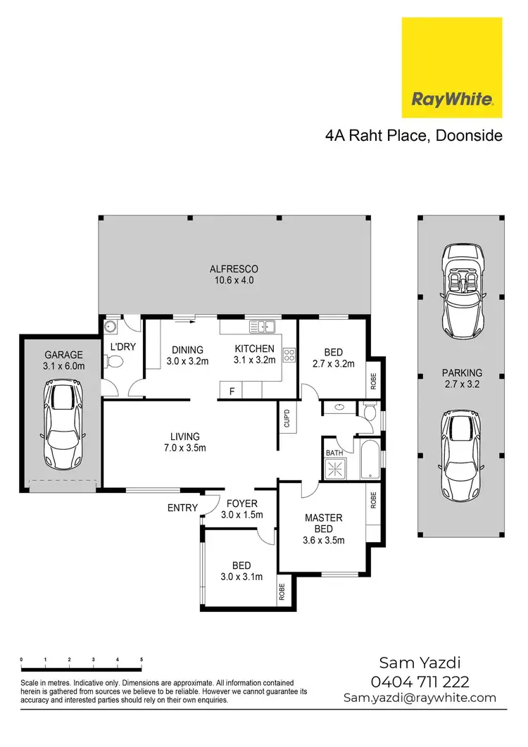 Floorplan of Homely house listing, 4A Raht Place, Doonside NSW 2767
