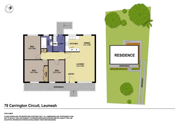 Floorplan of Homely house listing, 78 Carrington Circuit, Leumeah NSW 2560