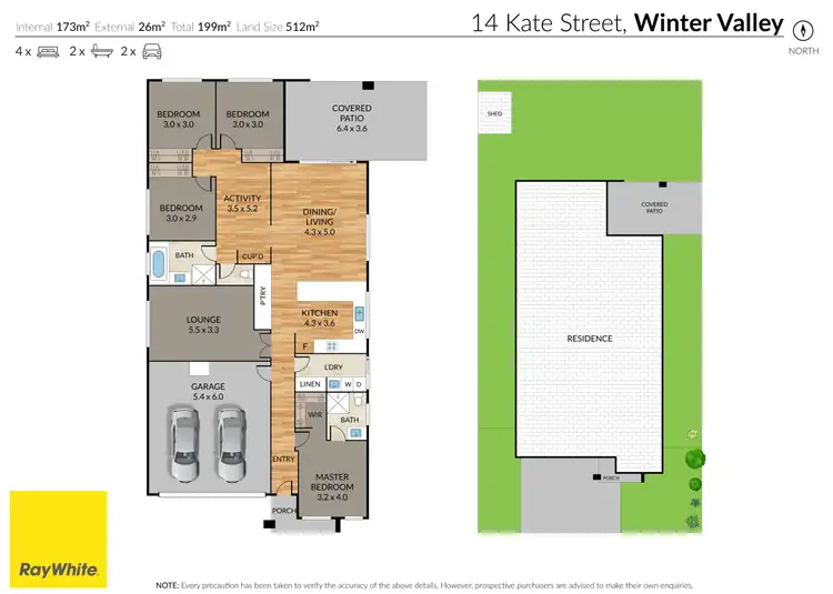 Floorplan of Homely house listing, 14 Kate Street, Winter Valley VIC 3358