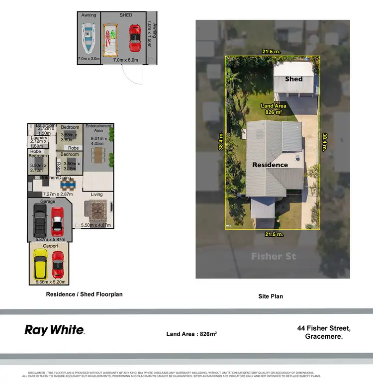 Floorplan of Homely house listing, 44 Fisher Street, Gracemere QLD 4702