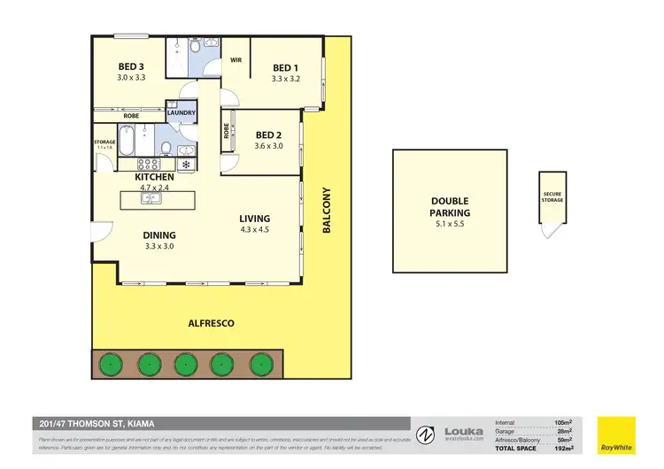 Floorplan of Homely apartment listing, 201/47 Thomson Street, Kiama NSW 2533