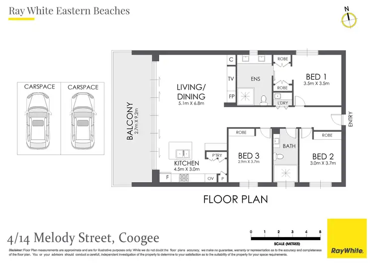 Floorplan of Homely apartment listing, 4/14 Melody Street, Coogee NSW 2034