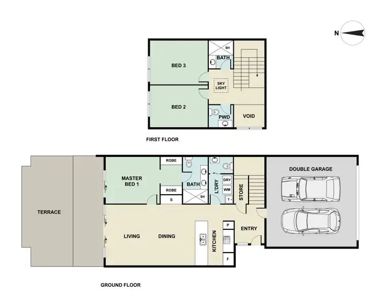 Floorplan of Homely townhouse listing, 136/2 Mcmichael Terrace, Denman Prospect ACT 2611