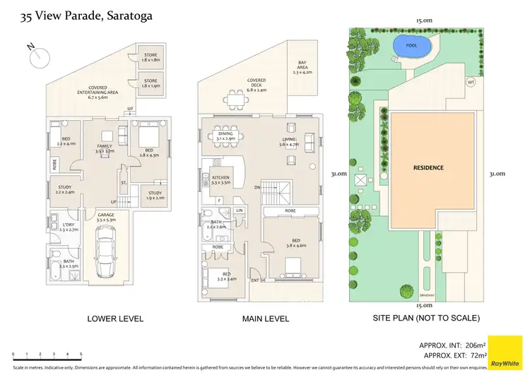 Floorplan of Homely house listing, 35 View Parade, Saratoga NSW 2251