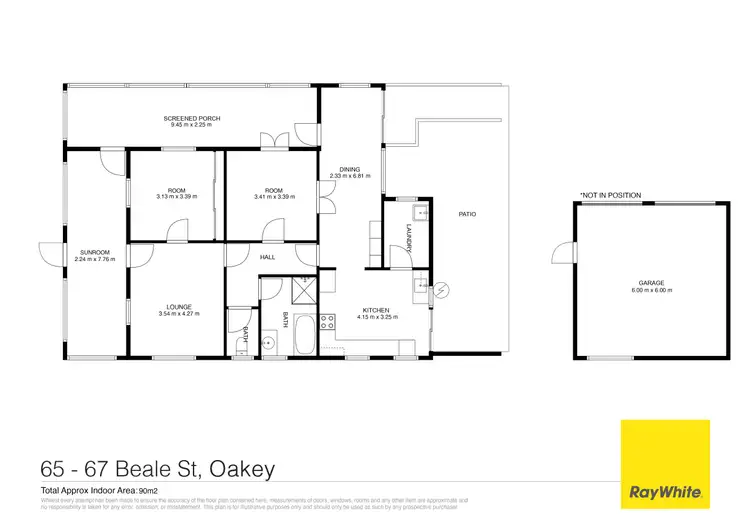 Floorplan of Homely house listing, 65-67 Beale Street, Oakey QLD 4401