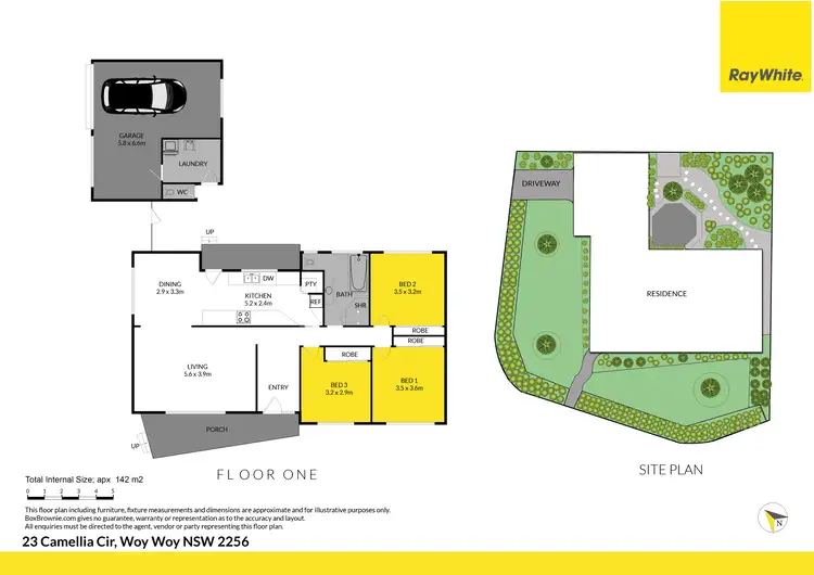 Floorplan of Homely house listing, 23 Camellia Circle, Woy Woy NSW 2256
