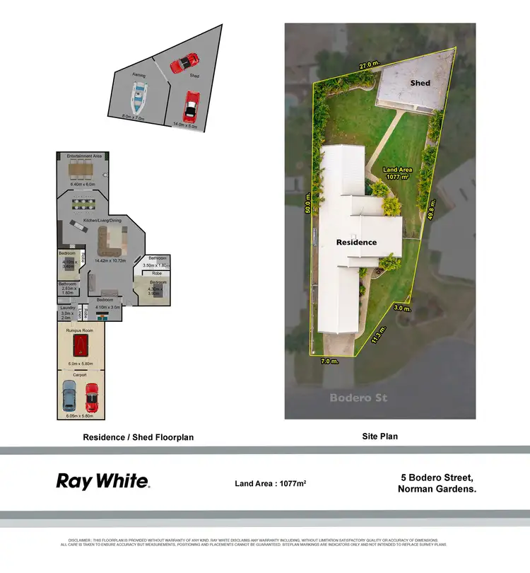 Floorplan of Homely house listing, 5 Bodero Street, Norman Gardens QLD 4701