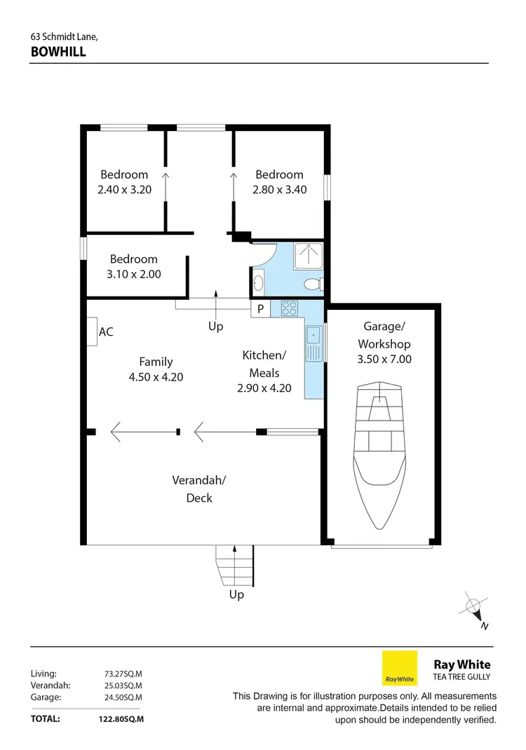 Floorplan of Homely house listing, 63 Schmidt Lane, Bowhill SA 5238