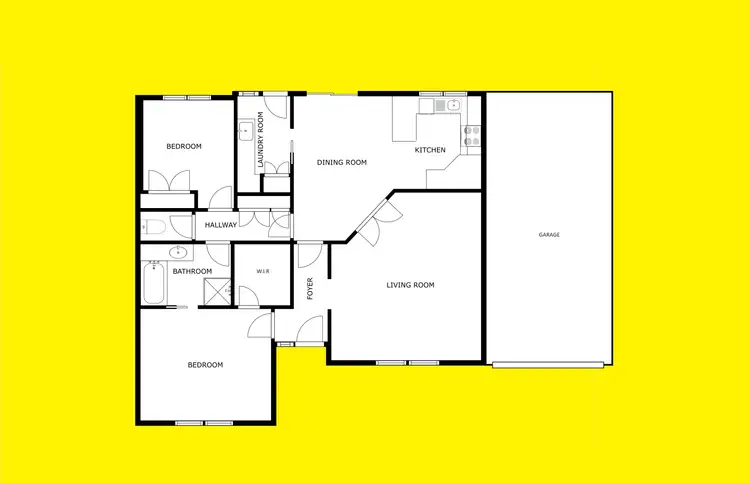 Floorplan of Homely unit listing, 14/1 Rambling Way, Mildura VIC 3500