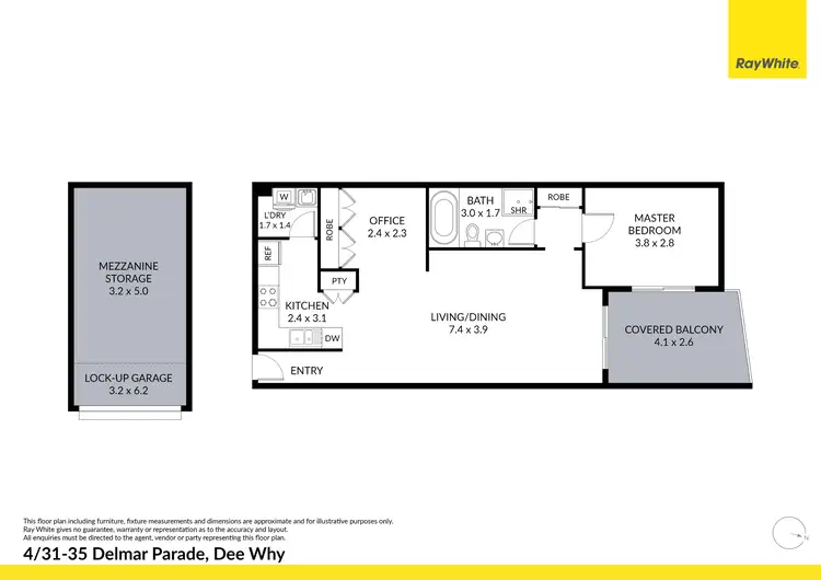 Floorplan of Homely apartment listing, 4/31-35 Delmar Parade, Dee Why NSW 2099