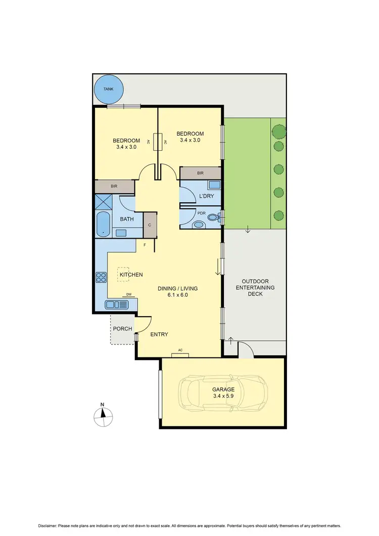 Floorplan of Homely unit listing, 3/42 Greenwood Street, Pascoe Vale South VIC 3044