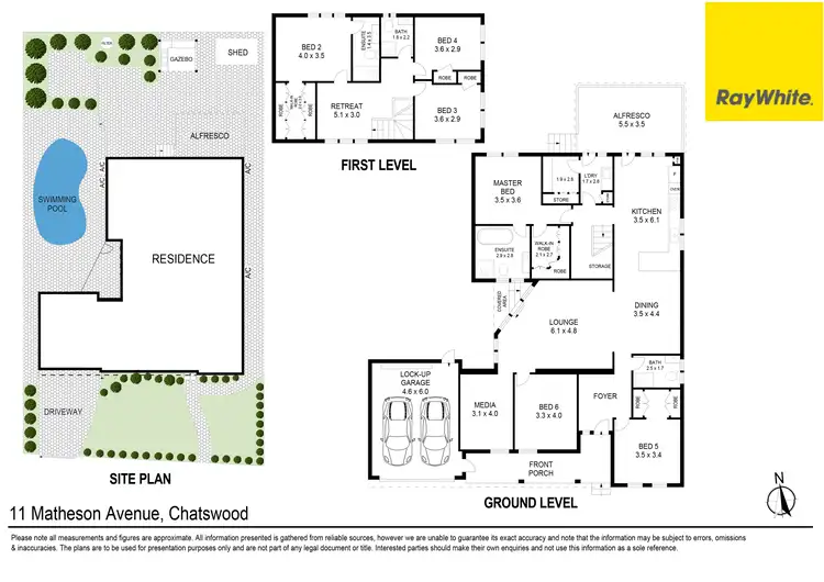 Floorplan of Homely house listing, 11 Matheson Avenue, Chatswood NSW 2067