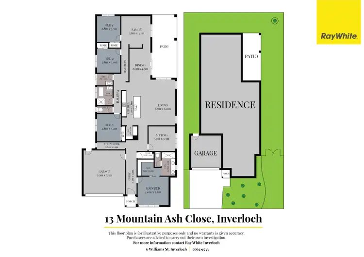 Floorplan of Homely house listing, 13 Mountain Ash Close, Inverloch VIC 3996