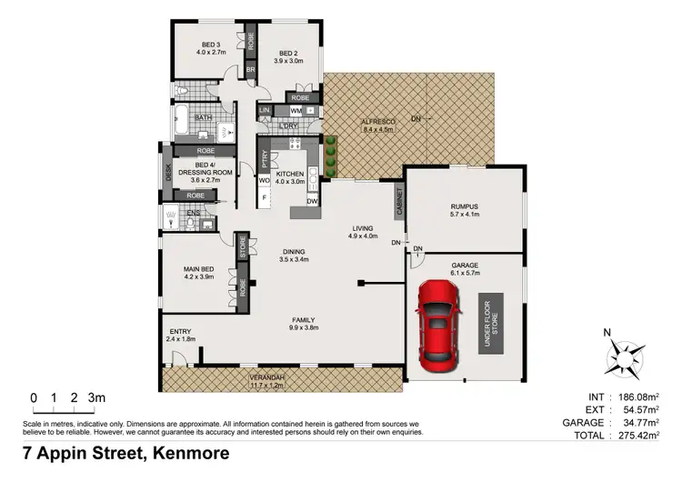 Floorplan of Homely house listing, 7 Appin Street, Kenmore QLD 4069