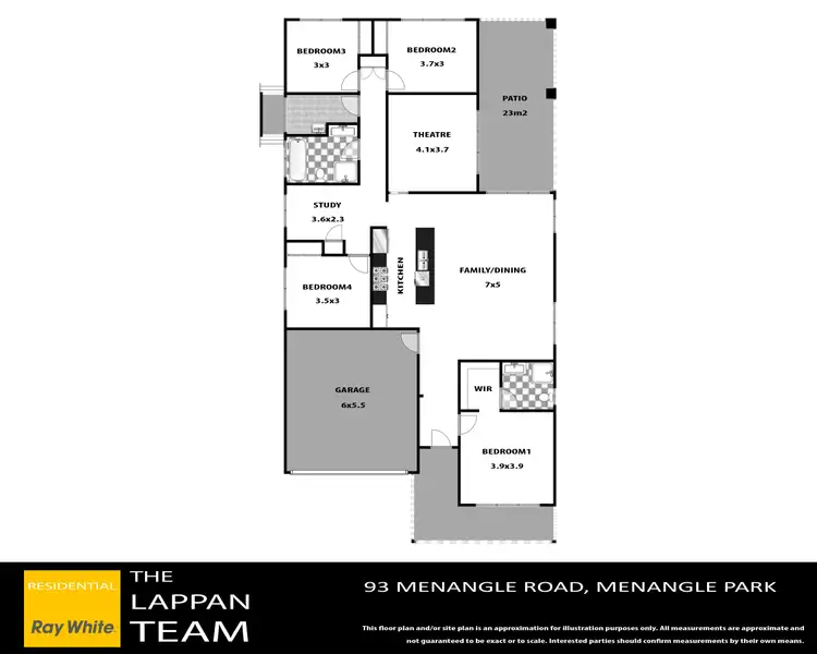 Floorplan of Homely house listing, 93 Menangle Road, Menangle NSW 2568