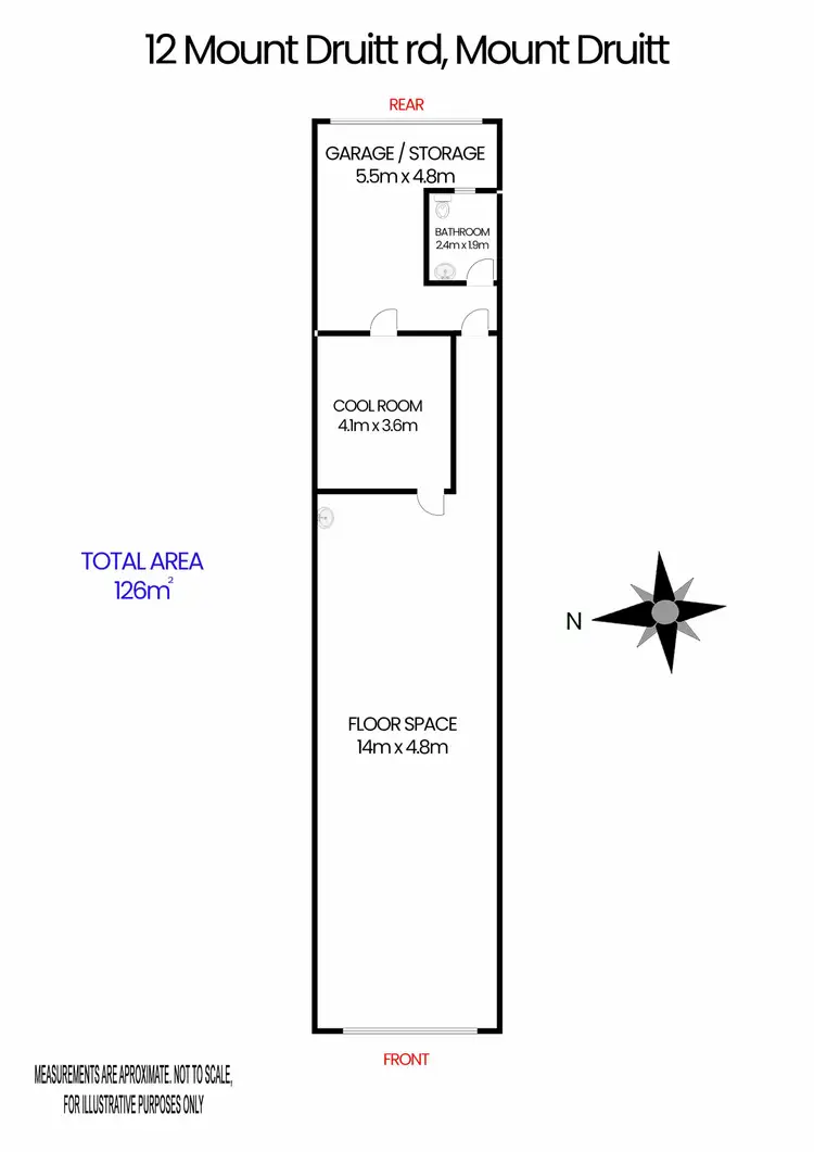 Floorplan of Homely other listing, 1/12 Mount Druitt Road, Mount Druitt NSW 2770