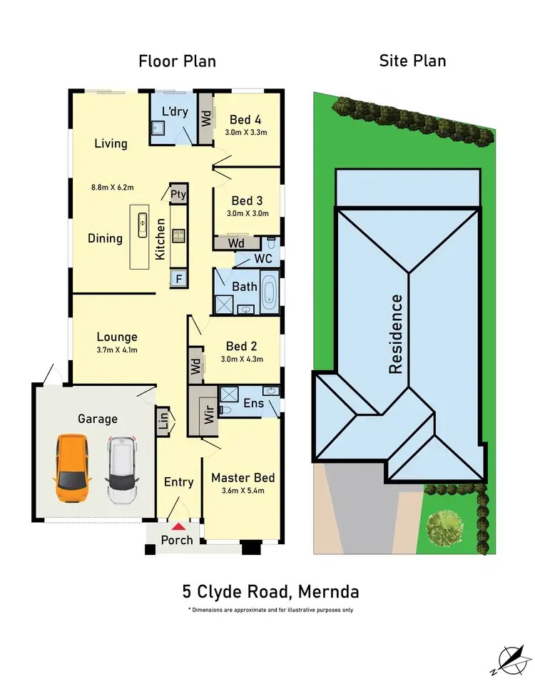 Floorplan of Homely house listing, 5 Clyde Road, Mernda VIC 3754