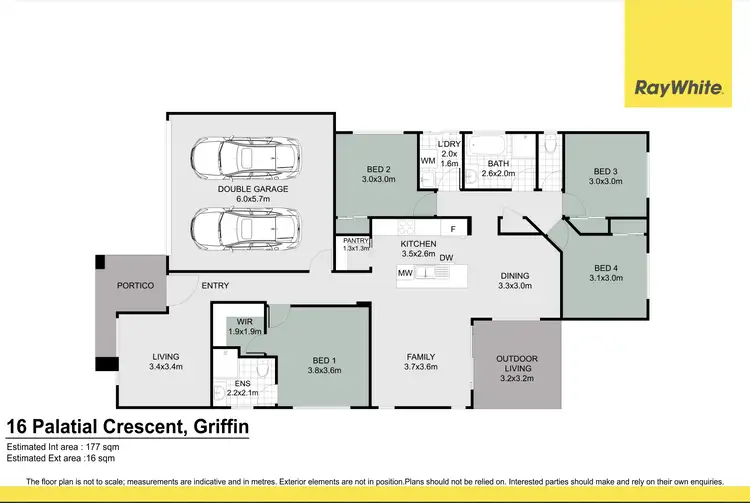 Floorplan of Homely house listing, 16 Palatial Crescent, Griffin QLD 4503