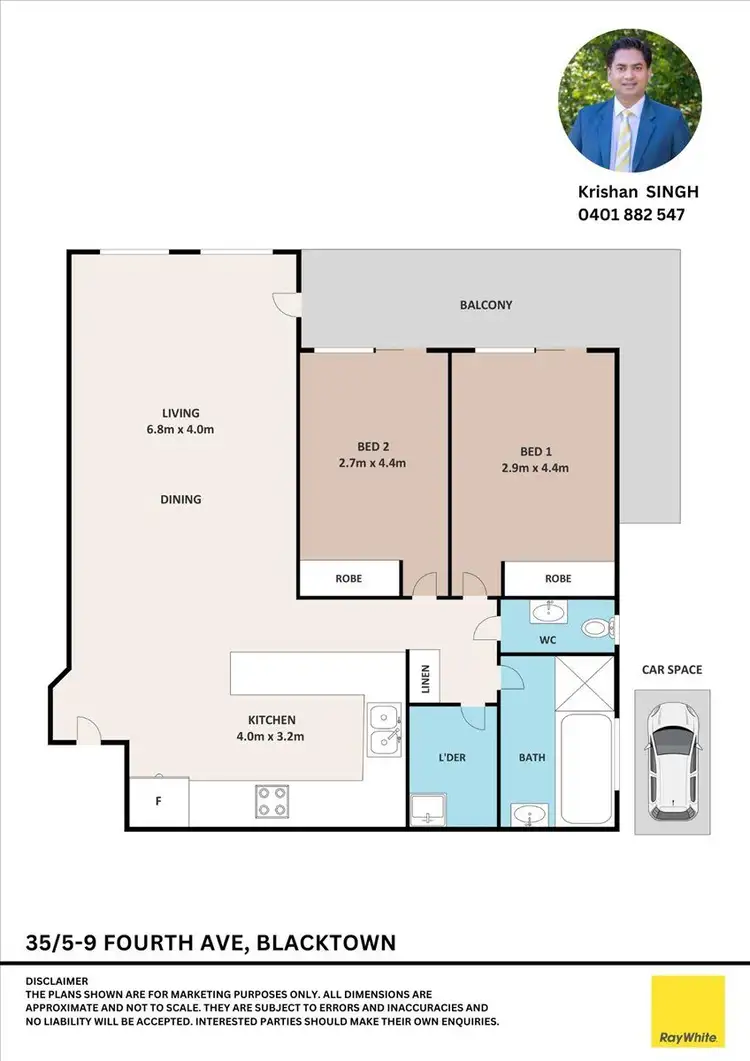 Floorplan of Homely unit listing, 35/5-9 Fourth Avenue, Blacktown NSW 2148