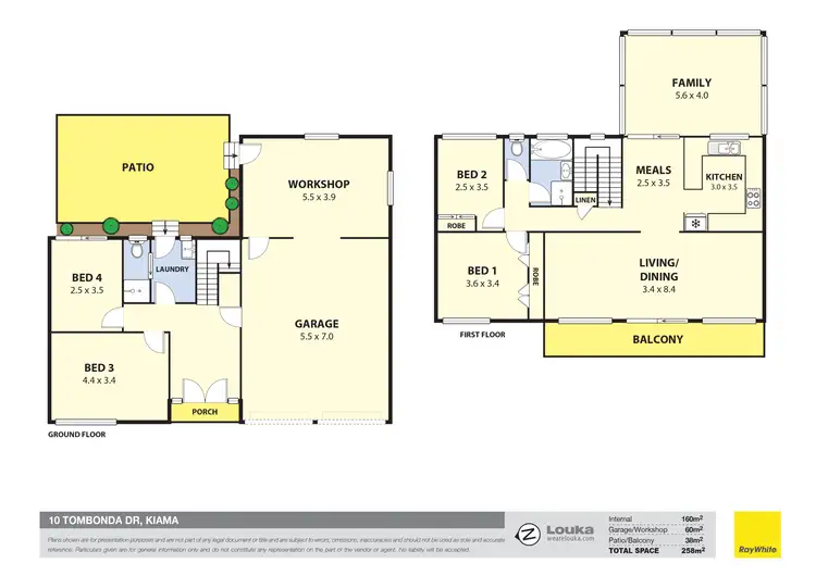 Floorplan of Homely house listing, 10 Tombonda Drive, Kiama NSW 2533