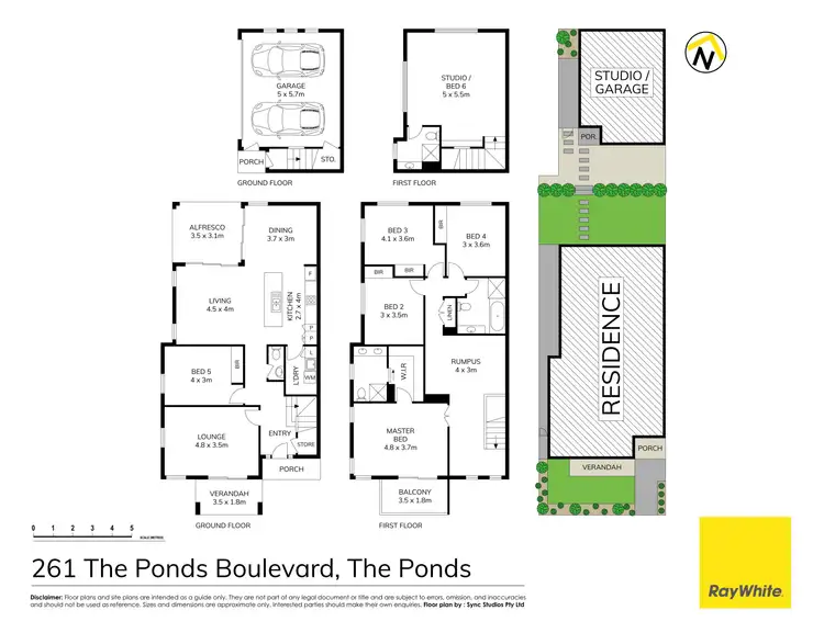 Floorplan of Homely house listing, 261 The Ponds Boulevard, The Ponds NSW 2769