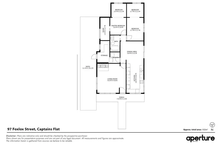Floorplan of Homely house listing, 97 Foxlow Street, Captains Flat NSW 2623