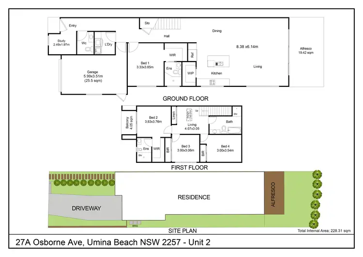 Floorplan of Homely house listing, 27a Osborne Avenue, Umina Beach NSW 2257