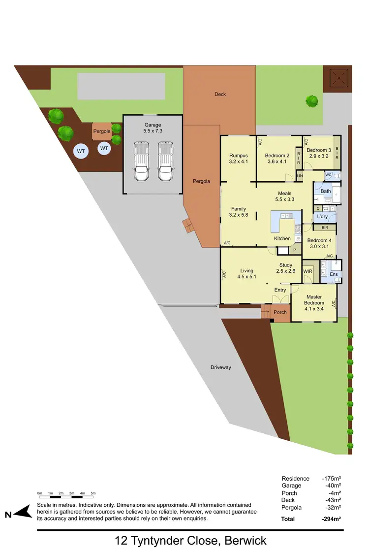 Floorplan of Homely house listing, 12 Tyntynder Close, Berwick VIC 3806