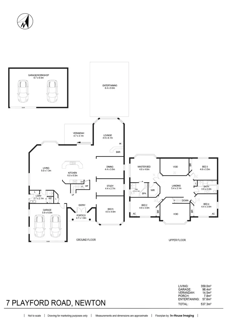 Floorplan of Homely house listing, 7 Playford Road, Newton SA 5074